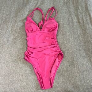 Cupshe Pink One Piece Swimsuit NWT